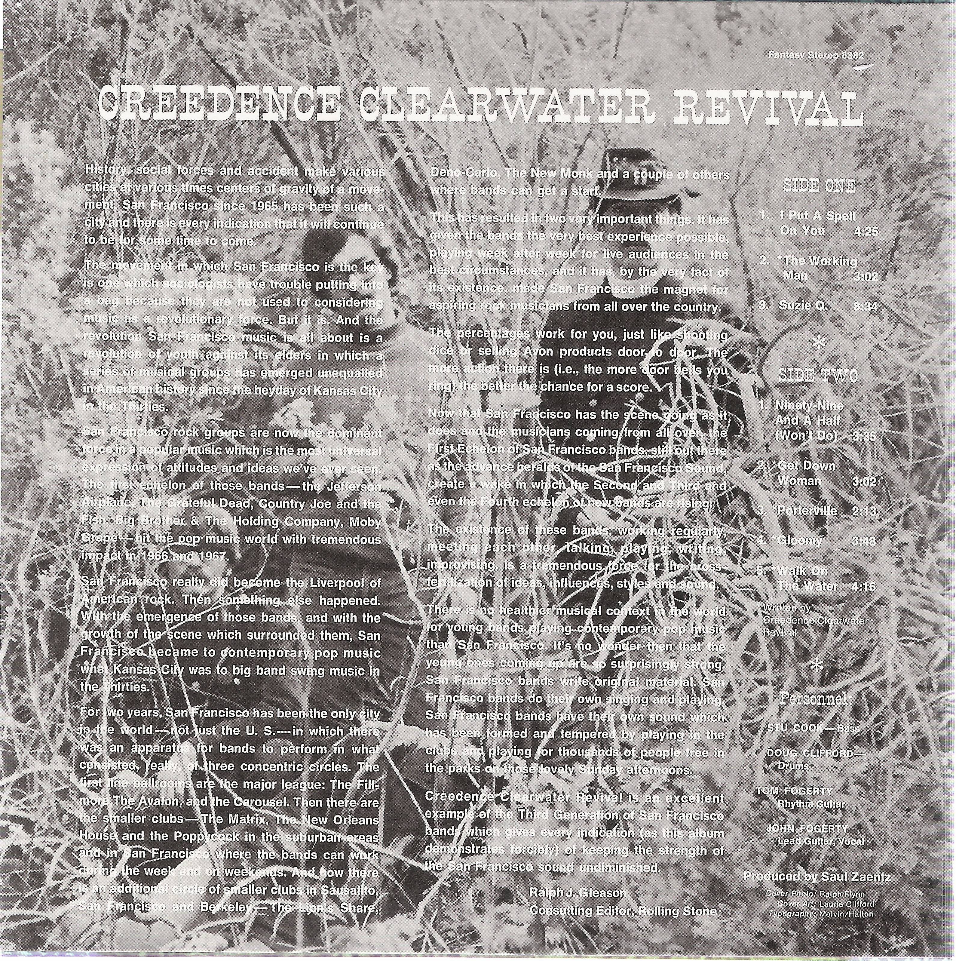 Creedence Clearwater Revival 40th Anniversary Box Creedence Clearwater Revival : Back